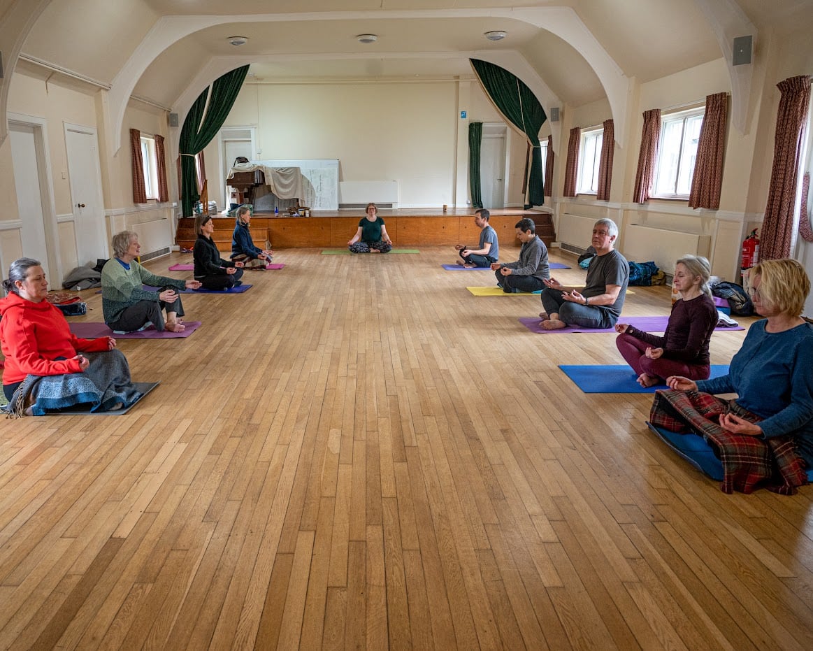 yoga with breath and relaxation