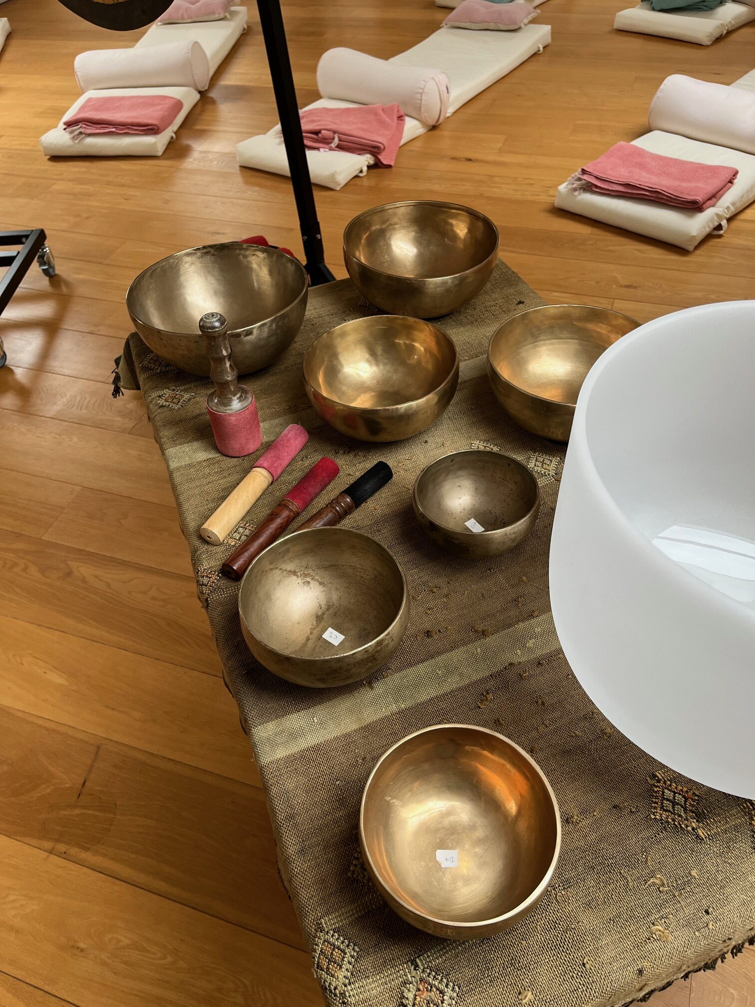 Yoga and gong retreat